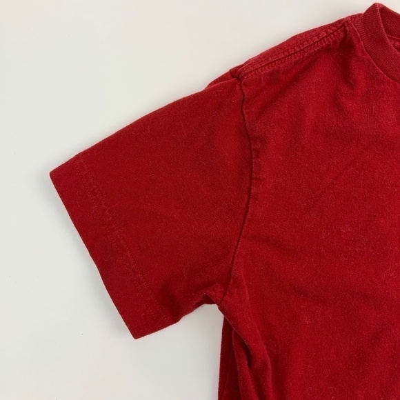 Old Navy T Shirt Kids Small Crew Neck Short Sleeve Solid Red - Picture 4 of 6